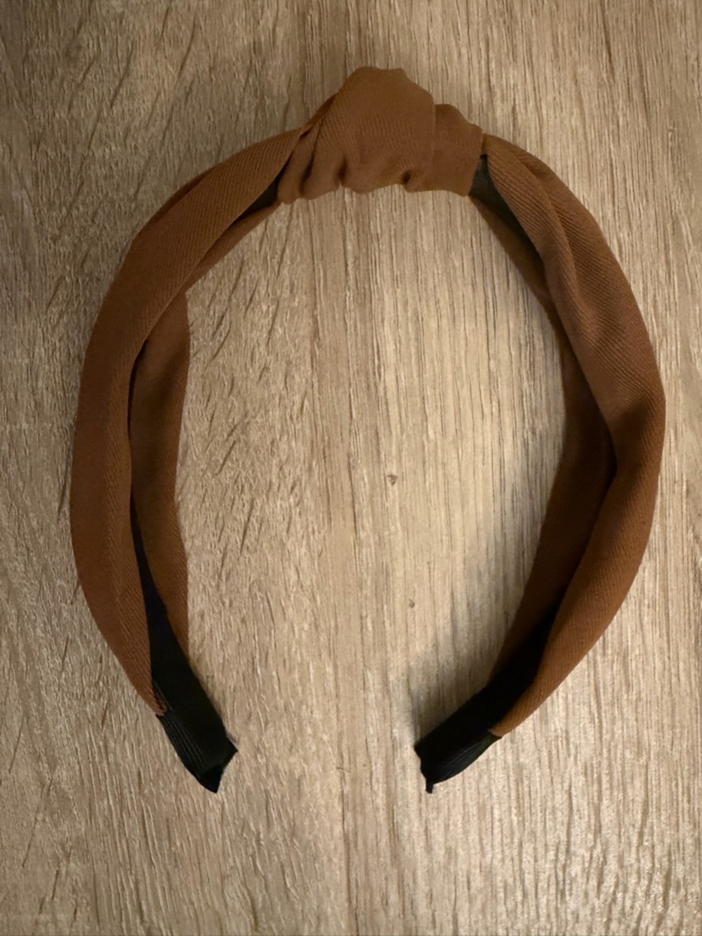 Classic Non-Slip Knotted Headband Coffee Color